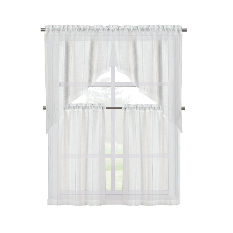 Rideau de cuisine sur mesure Anduin, Blanc
