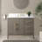 42'' Single Bathroom Vanity with Engineered Marble Top-94811316-100737338