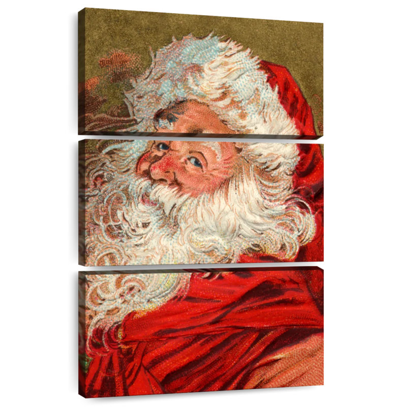 Père Noël rétro Lelend, H 38 po x l 24 po