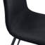 Chaise noire à haute résilience - Pieds en métal pour un confort durable de 4 chaises modernes au look sophistiqué-1746172972-1746172970