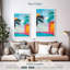 Jeu de billard - Impression sur toile tendue-1984497884