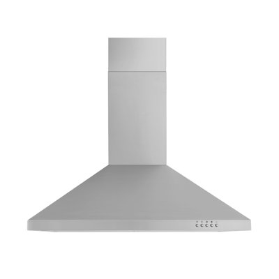 30 In. 750 Cfm Wall Mount Ducted Insert Range Hood In Stainless Steel