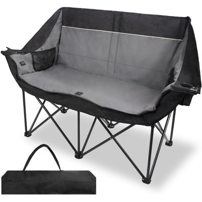  Causeuse de camping surdimensionnée double 660 lb