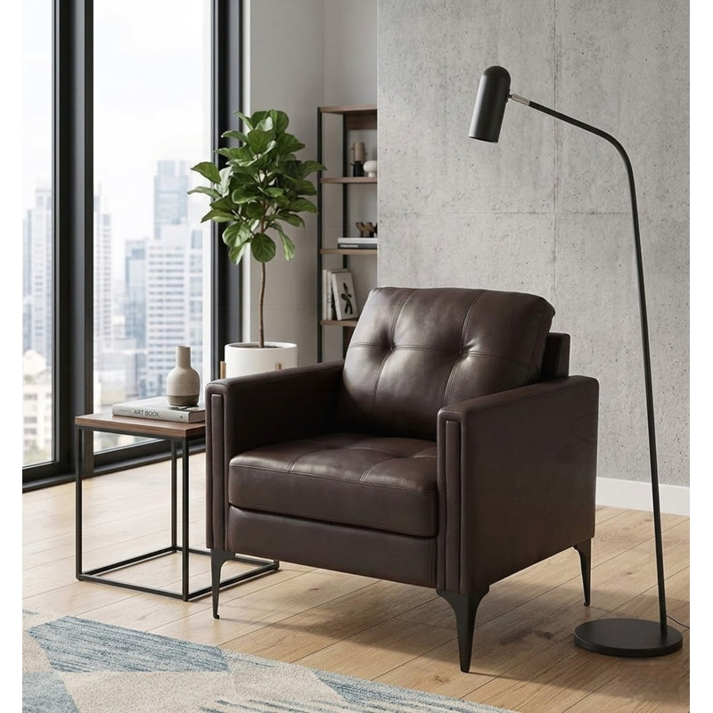 Fauteuil rembourré Modern, Brown