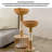 Solid Wood And Rattan Cat Tree
