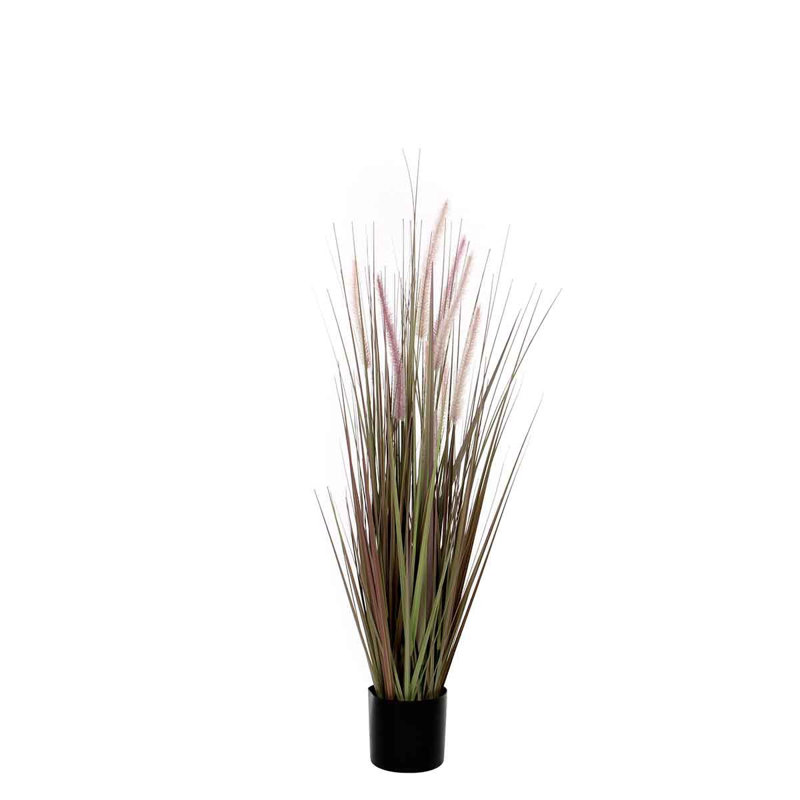 Faux Onion Grass Grass in Pot, 120cm H x 15cm W x 15cm D