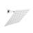304 Stainless Steel High Showerhead With Self Nozzles - 8X8x10 Inches, 1.8 Lbs, Brushed Nickel Exquisite Shower Head 8.07 In. X 10.19 In., 1.77 Lb, Finish-121076971