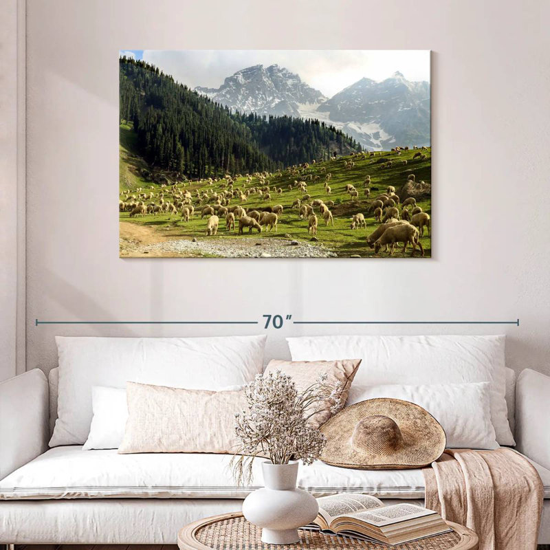 Kashmir Valley Sheep, 30" H x 45" W