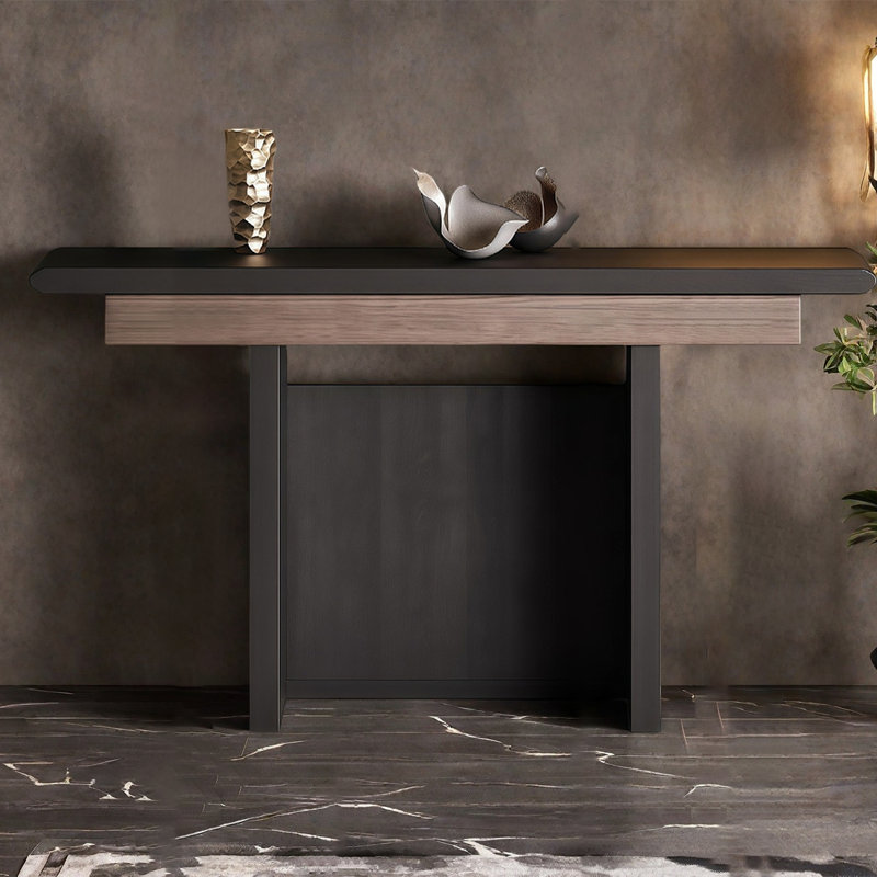 Console en bois de style italien, H 31,5 po x l 70,87 po x P 13,78 po