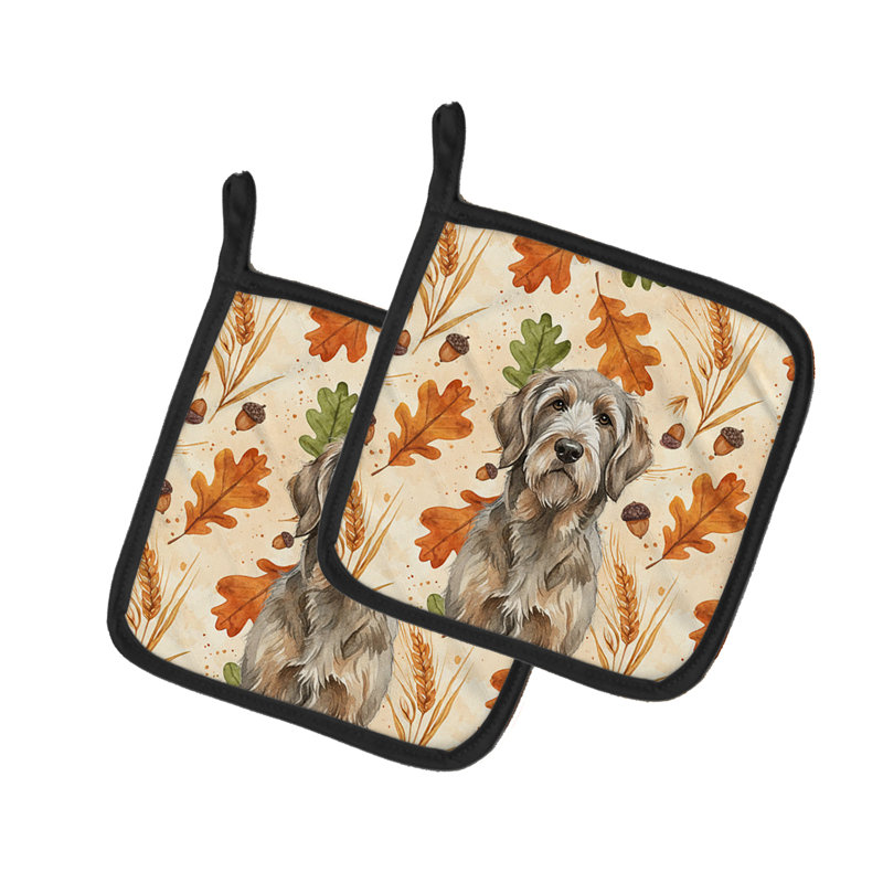 Paire de porte-casseroles Gritage and Tan Otterhound Heirloom Fall