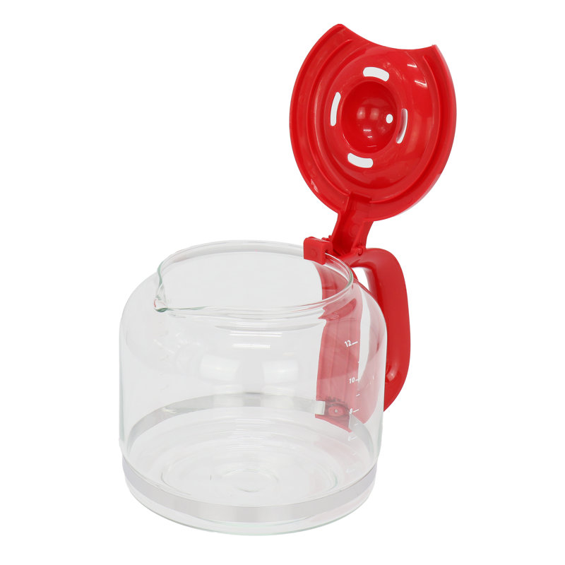 Better Chef 12 Cup 900 Watt Coffee Maker in Red, Red