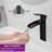 Single-Hole Single-handle Bathroom Faucet with Drain Assembly-87393559