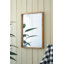 Miroir rectangulaire 24 po x 36 po en bois