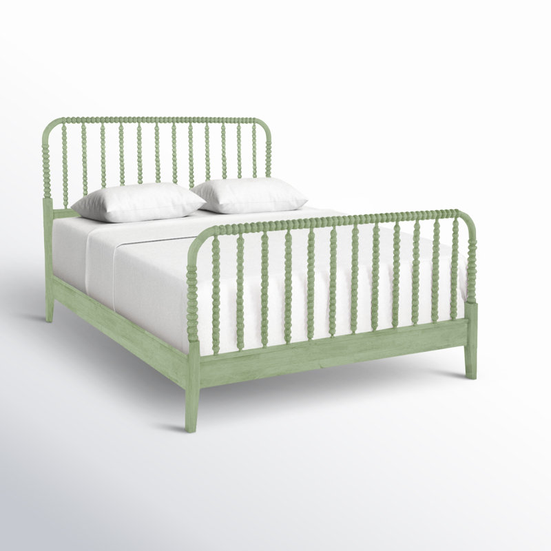 Lind Island Spindle Bed, Celery, Queen