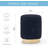 Round Velvet Ottoman with Storage-783826614