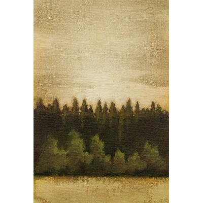 Treeline Sunset II 1 Piece Wrapped Canvas Painting