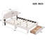 Lit plateforme en molleton avec tiroir et sommeil confortable