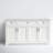 Moore 60'' Double Bathroom Vanity with Engineered Marble Top-1809311148