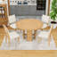 5Pcs Dining Table Set with Upholstered Chairs-78003112