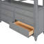 Lit mezzanine double en bois avec tiroirs-1805298462