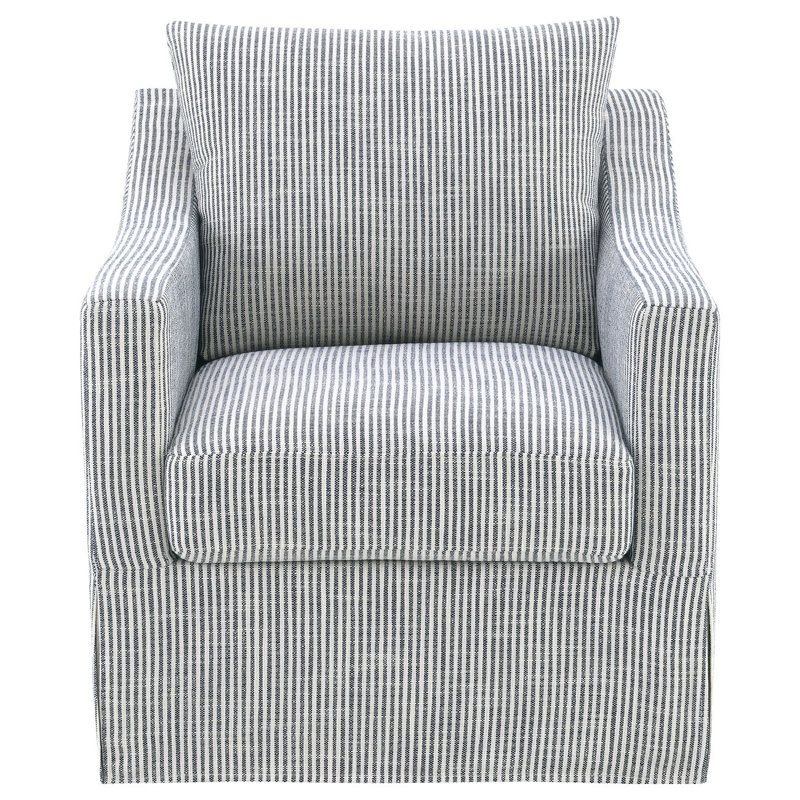 Fauteuil pivotant gris Merced