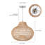 Luminaire suspendu 1 lumière Purtell-1351453416