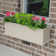 The Anastasiya Resin Window Box Planter with Water Reservoir