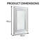 Glass Flat Wall Mirror-291209457