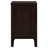 Garrett Cappuccino 2-Drawer Rectangular Nightstand
