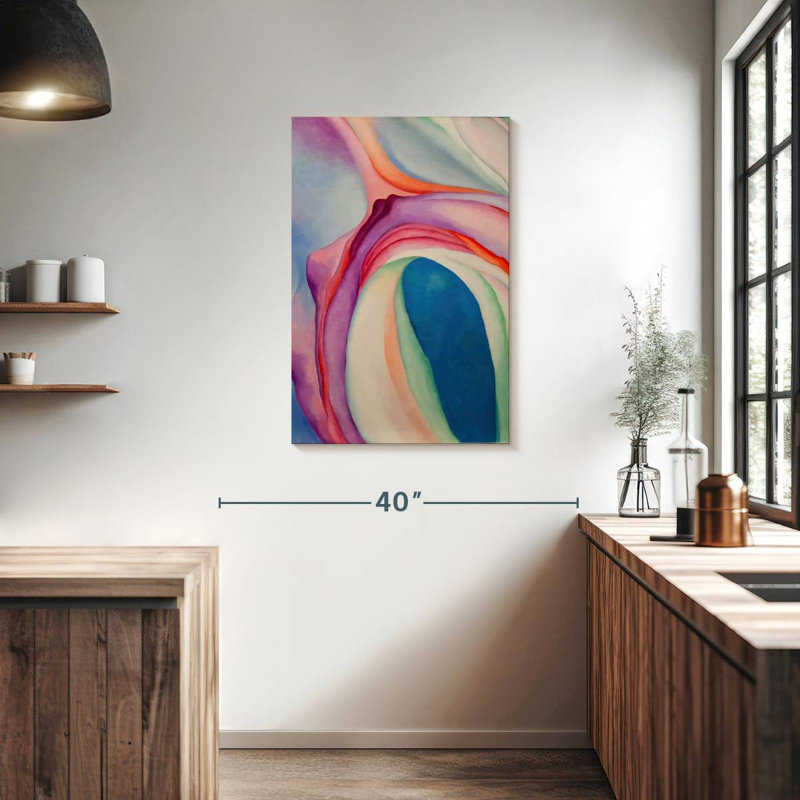 Avery musique rose et bleu II, H 36 po x l 24 po