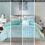 Literie double / grand à la mode avec motif de décoration métallique argenté-126359251-126359245