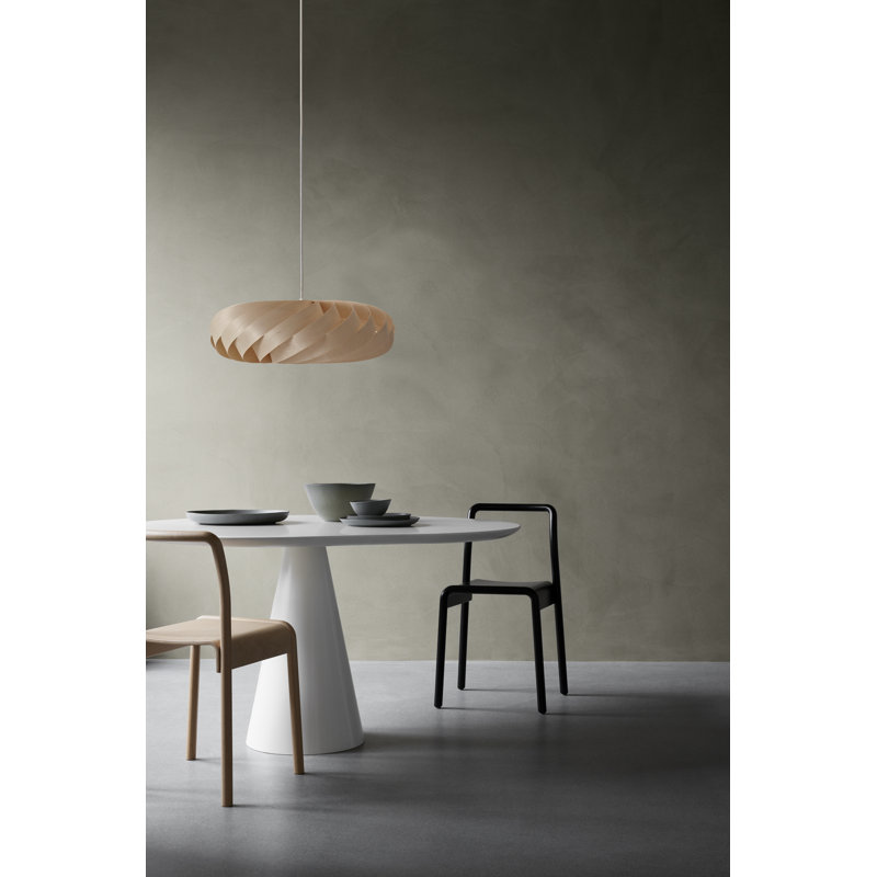 Luminaire suspendu Selma, Naturel, H 7,87 po x l 23,62 po x P 23,62 po