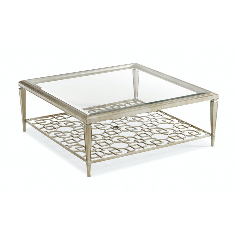 Caracole Classic Glass Top Coffee Table