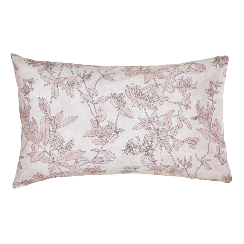 Okika Cotton Duvet Cover Set, Pink, Super King - 2 Standard Pillowcases