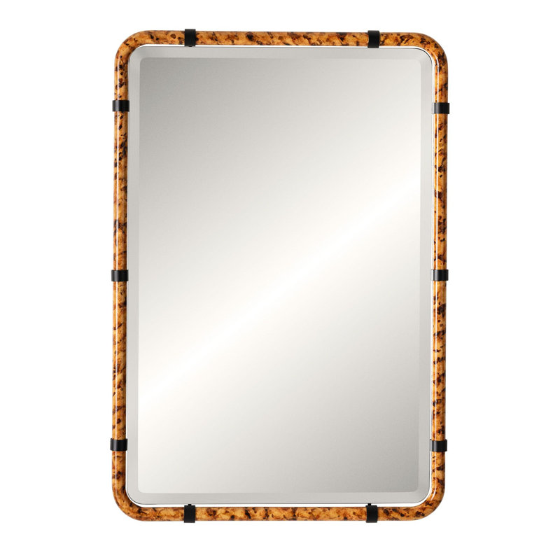 Club Drive Solid Wood Rectangle Mirror