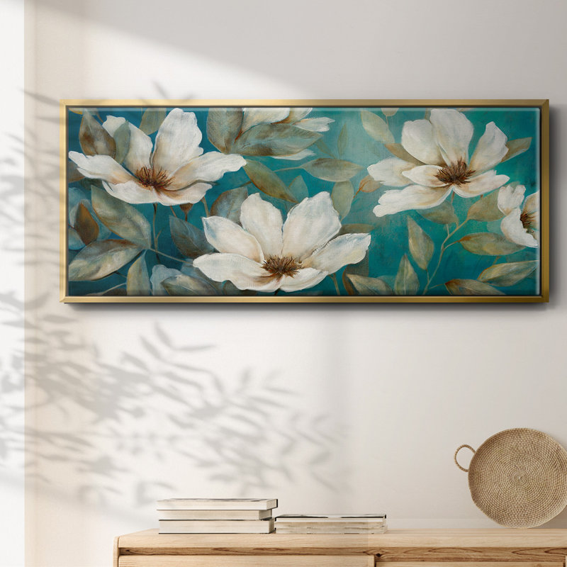 Toile encadrée Shade of Blue, H 20 po x l 50 po