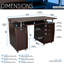 Bureau d'ordinateur complet avec rangement-1894112804