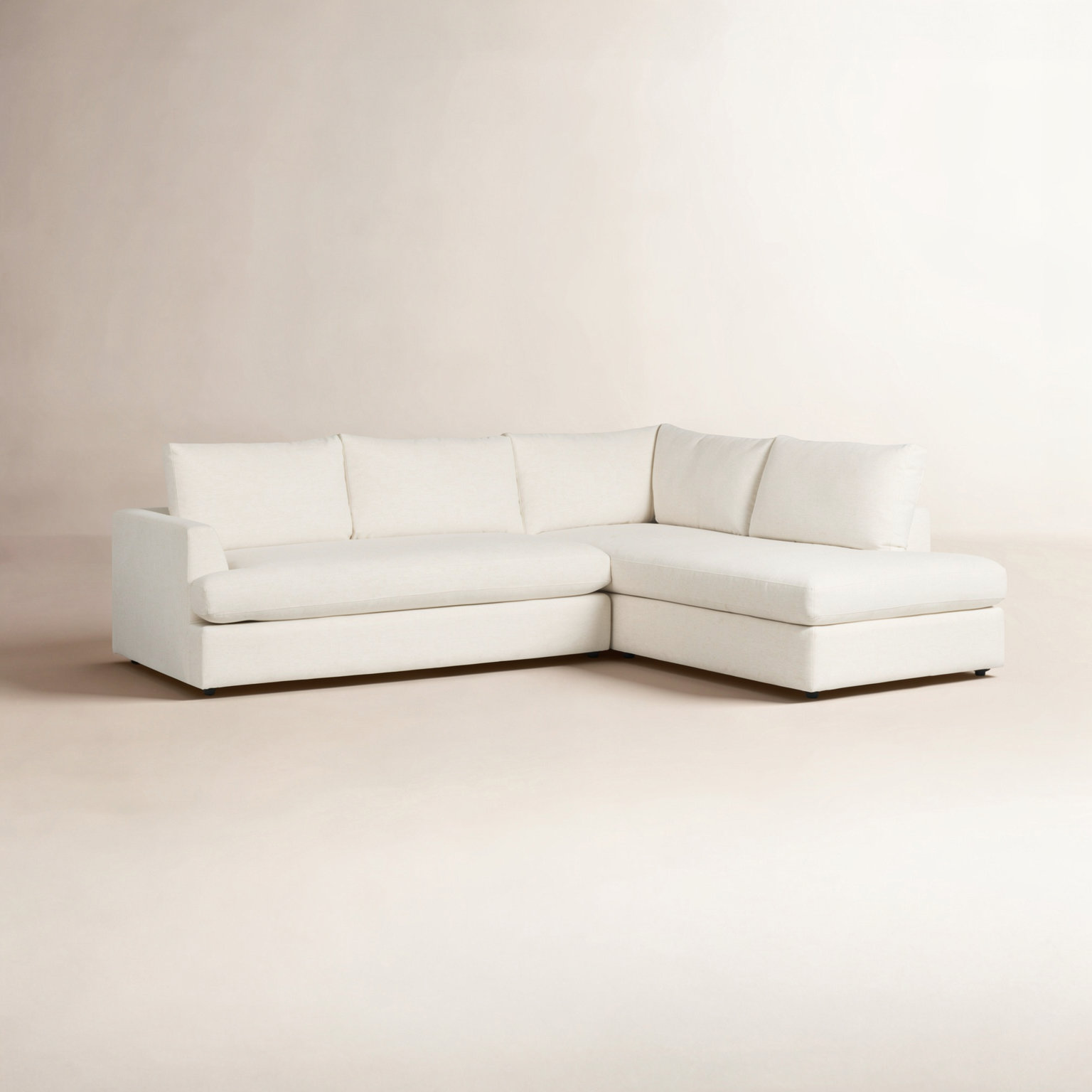 Chaise Sectional, Right Hand Facing