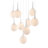 Casco 9 - Light White Cluster Pendant