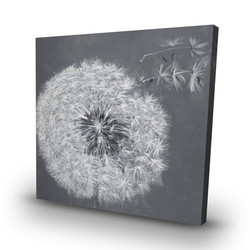 Blowing dandelion - 32"x32" art on canvas