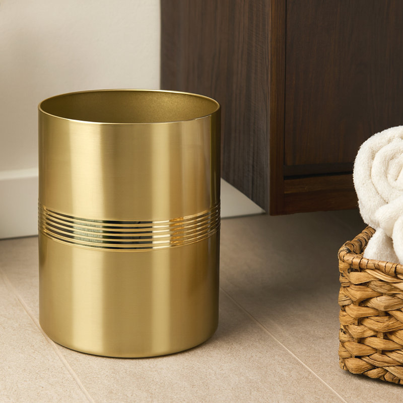 Jewel Metal Open Waste Basket