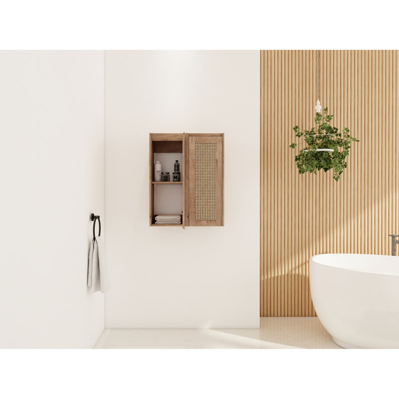 Armoire latérale de salle de bain profonde 23,55 po