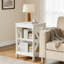 23.6'' Tall End Table With Open Storage Shelves, 23.6'' H X 15.8'' W X 15.8'' D-1905030587-1905479793