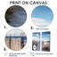 Path To The Beach II - Beige, reproduction d'art sur toile-841754987-841754985-841754990