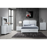 Brenda Grey Bed With Led Light