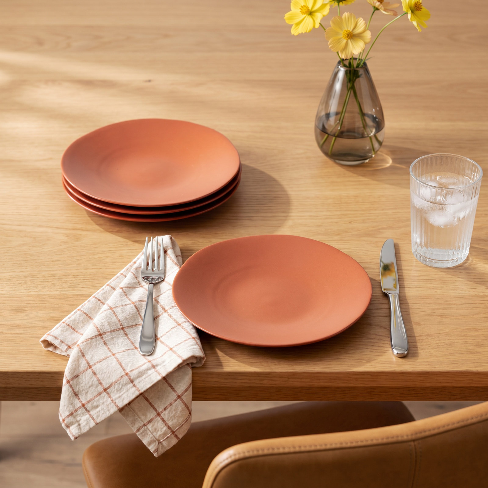Heirloom 8" Salad Plate, Terracotta