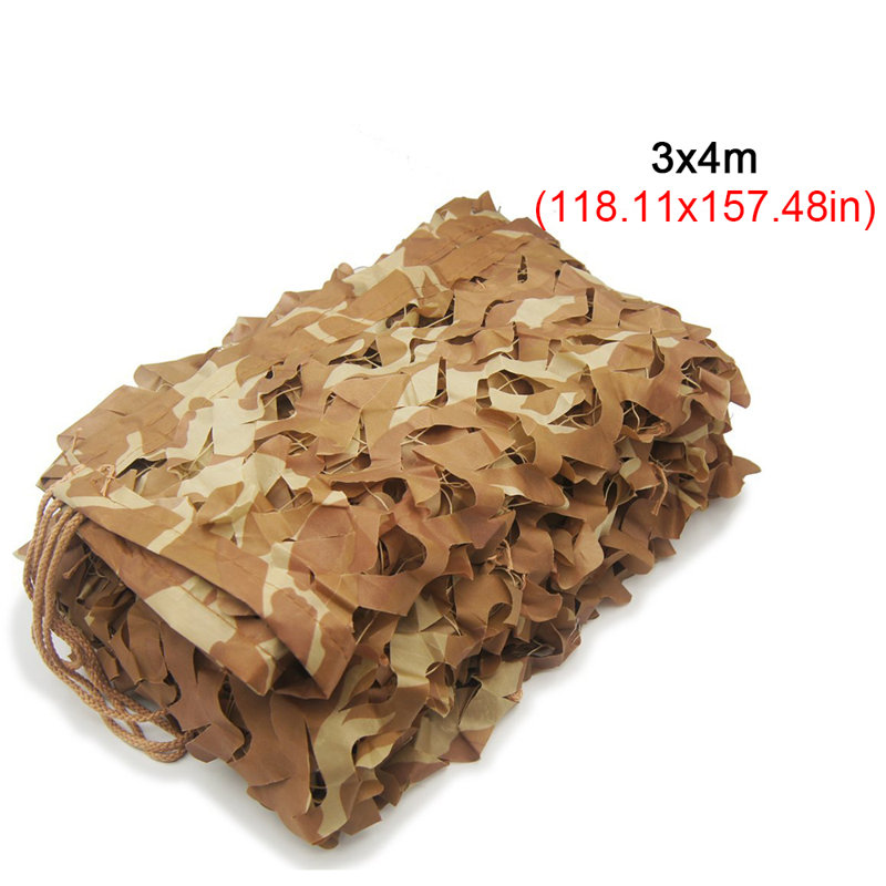 Housse de filet de camping camouflage, Brun, H 120 po x l 156 po x P 1 po
