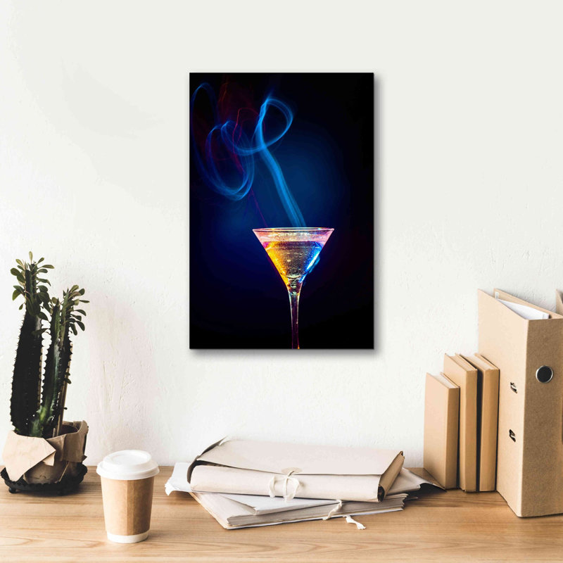 «Flamming Jesus» par Epic Portfolio, art mural sur toile, H 18 po x l 12 po x P 0,75 po