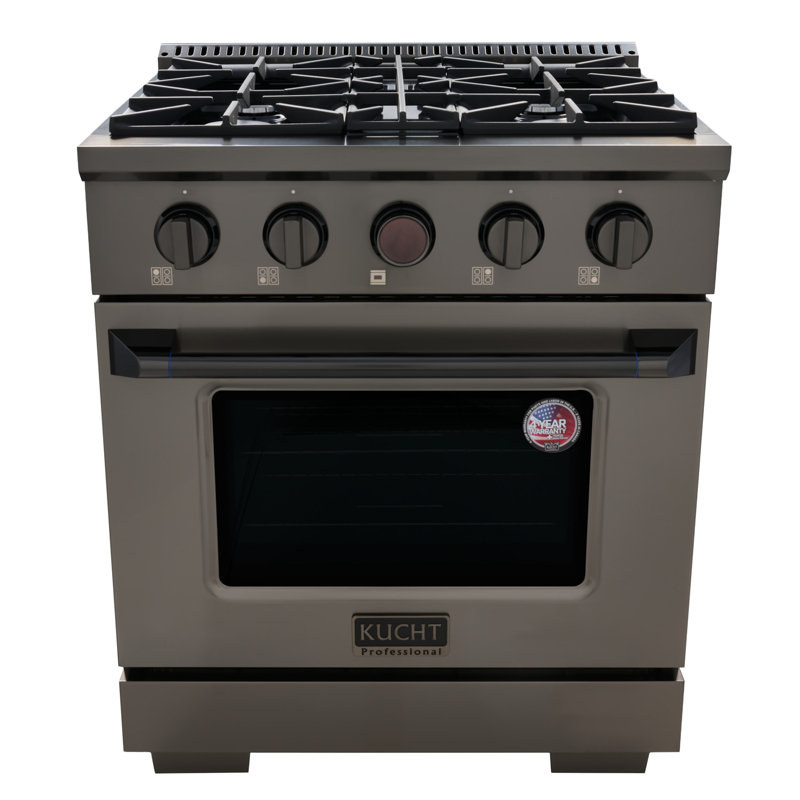 Kucht 30'' W Free Standing Range, Natural Gas