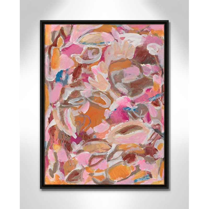 Romantic Vibes Print by Marisol Evora, 19.5'' W x 25.5'' H, Espresso Floater